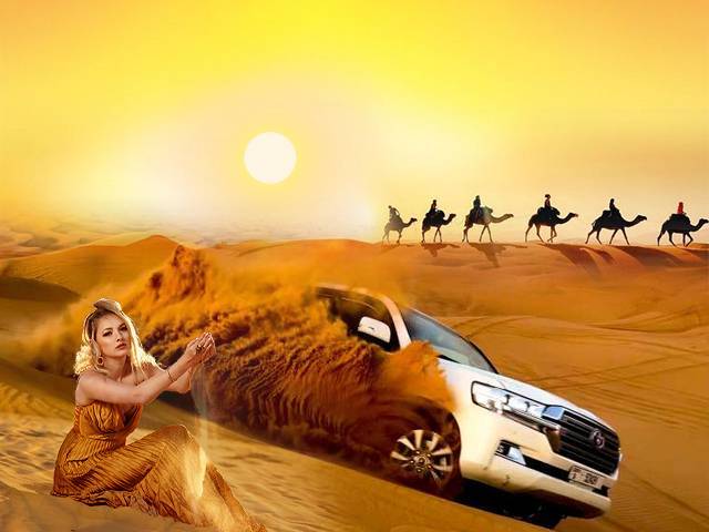 Adventure in Dubai Desert