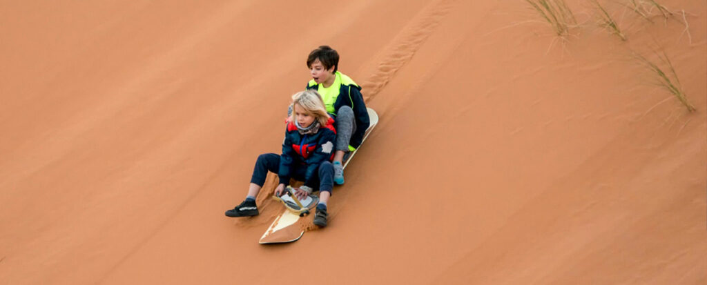 Dubai Desert Sandboarding