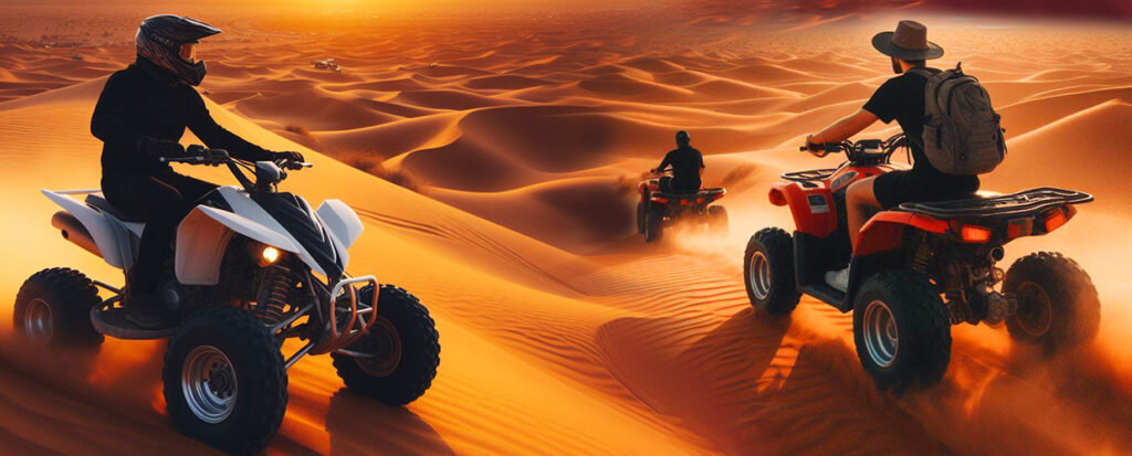 Quad Biking Dubai Desert