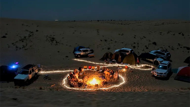 Overnight desert safari