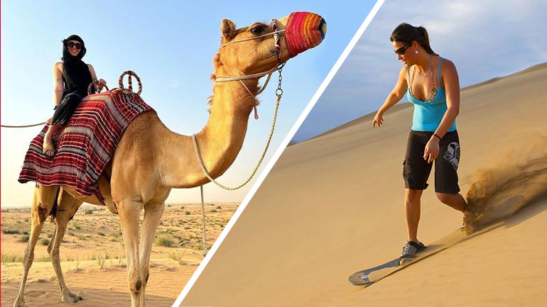 Are Sandboarding and Camel Rides Free in Dubai Desert Safari? 